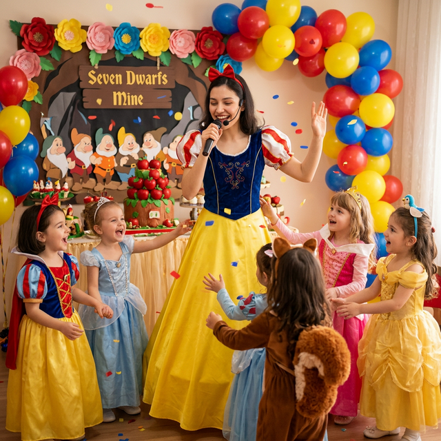 petrecere copii acasă Popești-Leordeni animatori